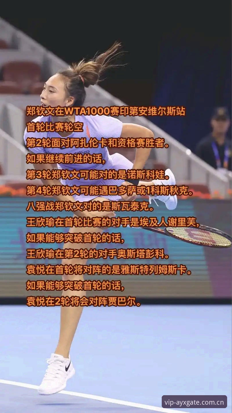 ayx在线娱乐 3个关键看点解析2026法网女单签表,AYX平台带您深度追踪郑钦文保分战